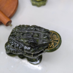 Feng Shui Frog - Green Jade