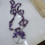Amethyst Tree of Life Necklace Pendant